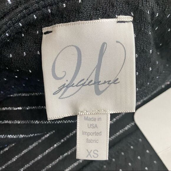 🌟 JULIENNE Black Fitted Pencil Skirt Dotted - Picture 10 of 11